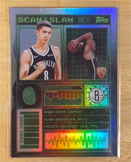 2025-26 Topps #SS-33 Egor Demin Scan and Slam — front