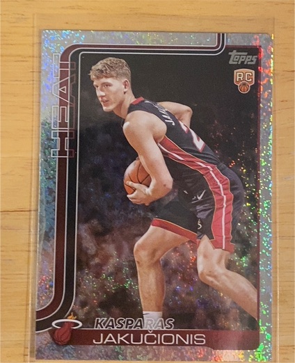 2025-26 Topps #220 Kasparas Jakucionis — front