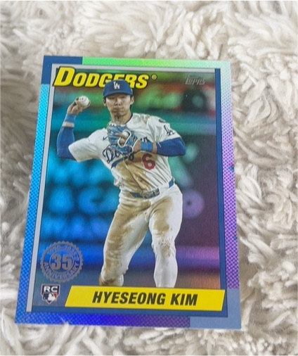 2025 Topps Update Series 1990 #U90-13 Hyeseong Kim — front