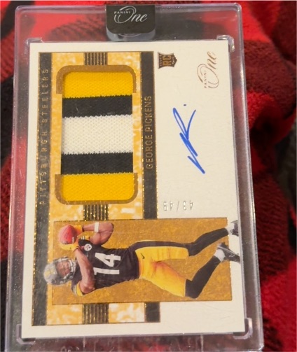 2022 Panini One #43 George Pickens — front