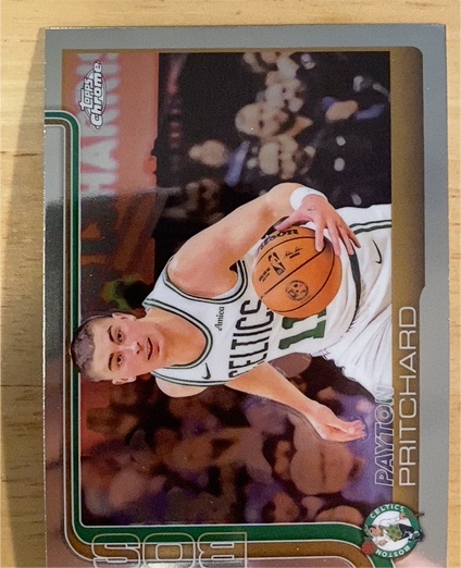 2025 Topps Chrome #18 Payton Pritchard — front
