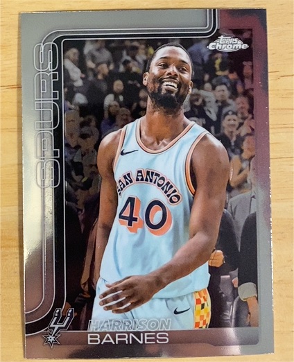 2025-26 Topps Chrome #216 Harrison Barnes — front