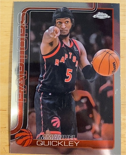 2025-26 Topps Chrome #212 Immanuel Quickley — front