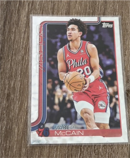 2025 Topps #20 Jared McCain — front