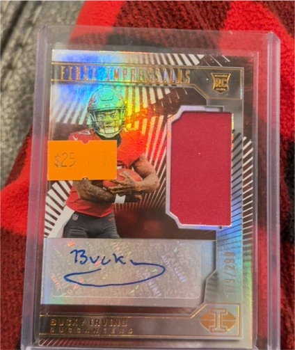 2024 Panini Illusions First Impressions #/199 Bucky Irving — front