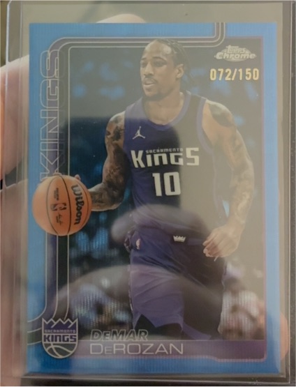 2025-26 Topps Chrome #240 DeMar DeRozan — front