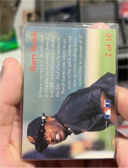 1993 Fleer #2 Barry Bonds — front