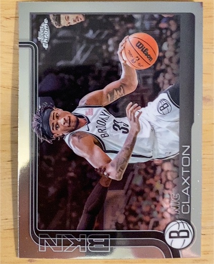 2025-26 Topps Chrome #27 Nic Claxton — front