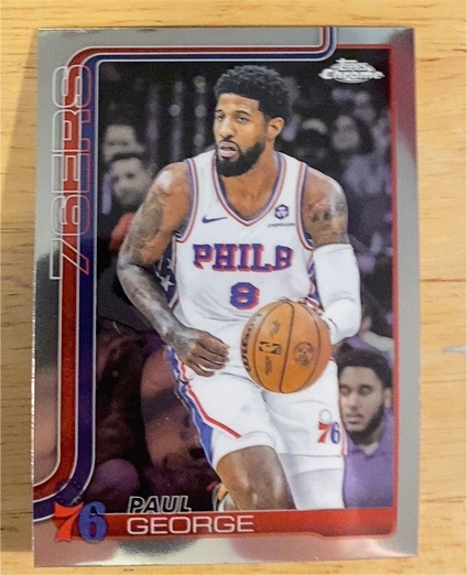 2025-26 Topps Chrome #171 Paul George — front