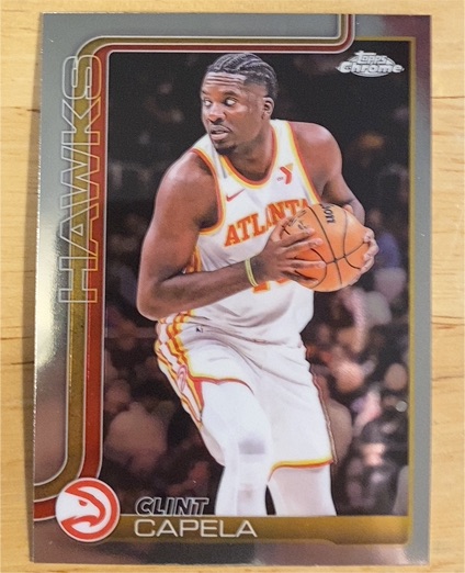 2025-26 Topps Chrome #81 Clint Capela — front