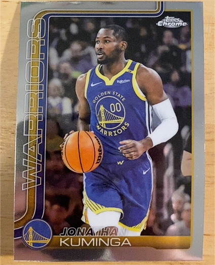 2025-26 Topps Chrome #211 Jonathan Kuminga — front