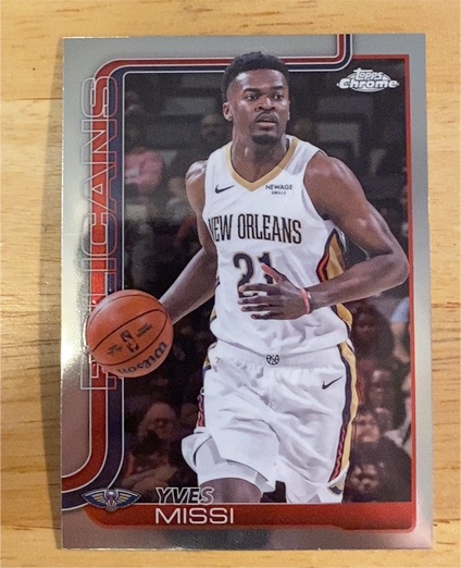 2025-26 Topps Chrome #102 Yves Missi — front