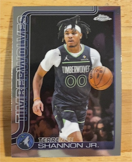 2025-26 Topps Chrome #198 Terrence Shannon Jr. — front