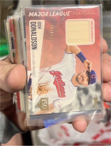 2019 Topps Major League Material 150th Anniversary #MLMJD Josh Donaldson — front