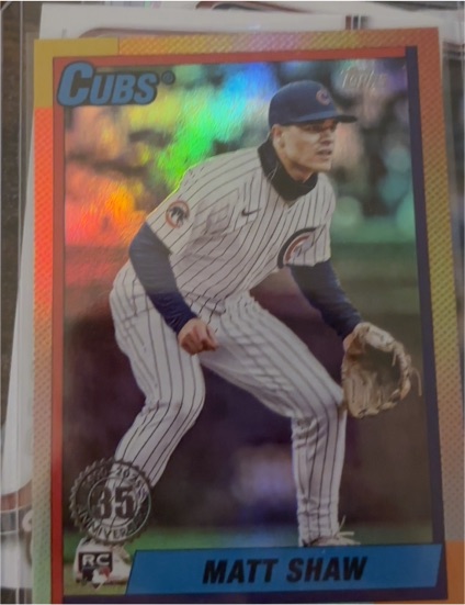 2025 Topps Update #U90-35 Matt Shaw — front