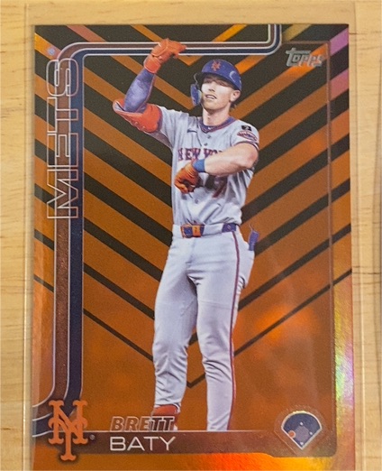 2025 Topps Update #US155 Brett Baty — front