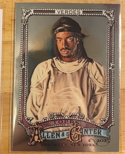 2025 Topps Allen & Ginter #298 Tai Verdes — front