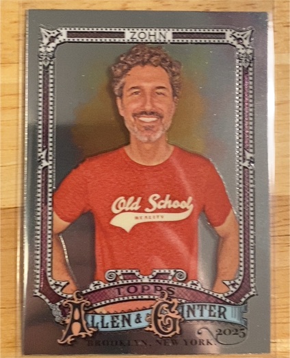 2025 Topps Allen & Ginter Chrome #287 Ethan Zohn — front