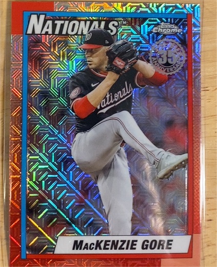 2025 Topps Update 1990 Topps Chrome Silver Pack #U90C-36 MacKenzie Gore — front