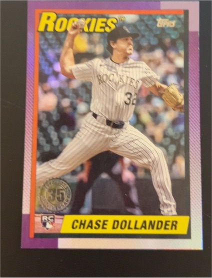 2025 Topps Update #U90-50 Chase Dollander — front