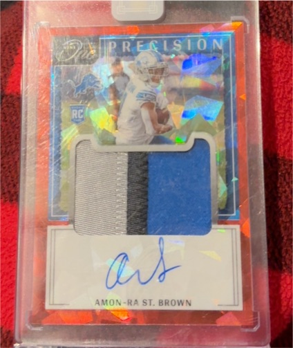 2021 Panini One #324 Amon-Ra St. Brown — front