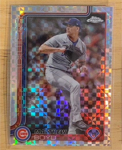 2022 Topps Chrome #CUBS Matthew Boyd — front