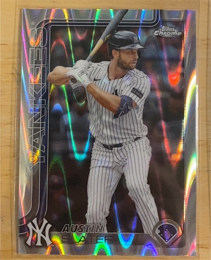2025 Topps Chrome Update #USC137 Austin Slater — front