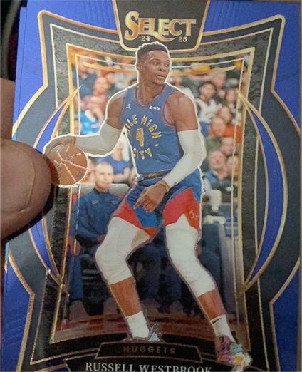 2024-25 Panini Select #18 Russell Westbrook Blue Concourse — front