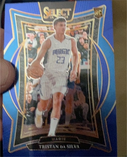 2024-25 Panini Select #83 Tristan da Silva Blue Prizm Rookie — front