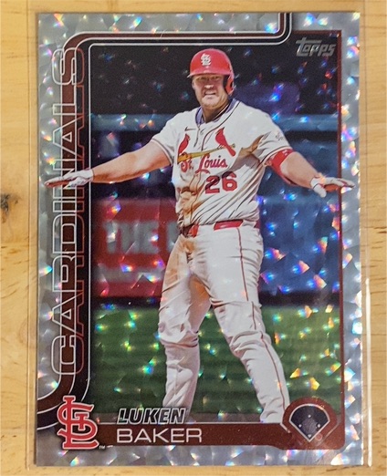 2025 Topps Update #US153 Luken Baker — front