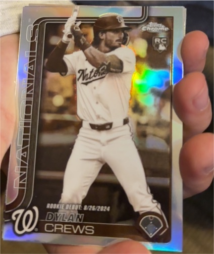 2025 Topps Chrome #146 Dylan Crews — front