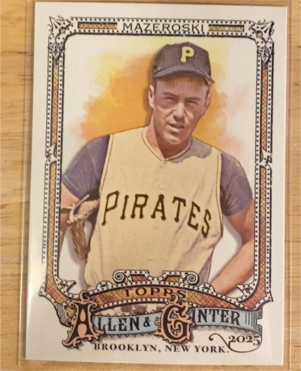 2025 Topps Allen & Ginter #326 Bill Mazeroski — front