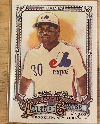 2025 Topps Allen & Ginter #333 Tim Raines — front