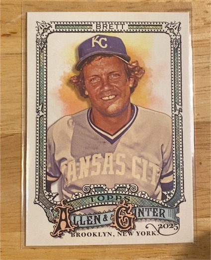 2025 Topps Allen & Ginter #308 George Brett — front