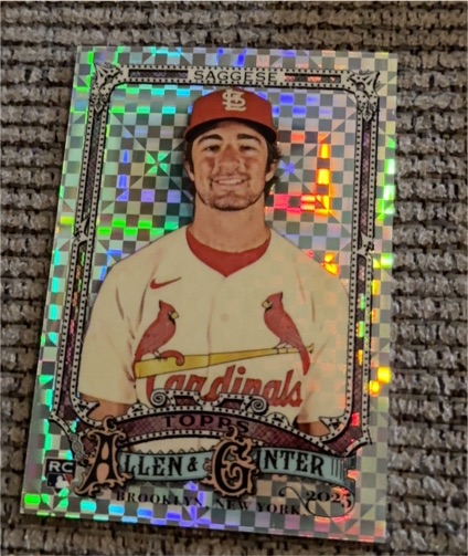2025 Topps Allen & Ginter #127 Thomas Saggese — front