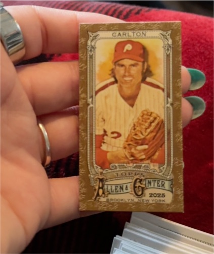 2025 Topps Allen & Ginter #38 Steve Carlton Mini — front