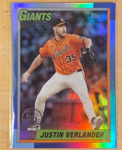 2025 Topps Update #U90-10 Justin Verlander — front