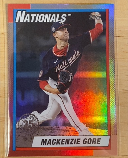 2025 Topps Update - 1990 Baseball Mackenzie Gore #U90-20 — front