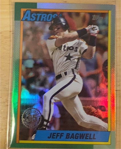 2025 Topps Update #U90-27 Jeff Bagwell 1990 Topps Baseball 35th Anniversary — front