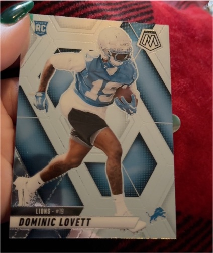 2020 Panini Mosaic #Dominic Lovett Rookie Card — front