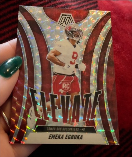 2025 Panini Mosaic #2 Emeka Egbuka Elevate — front