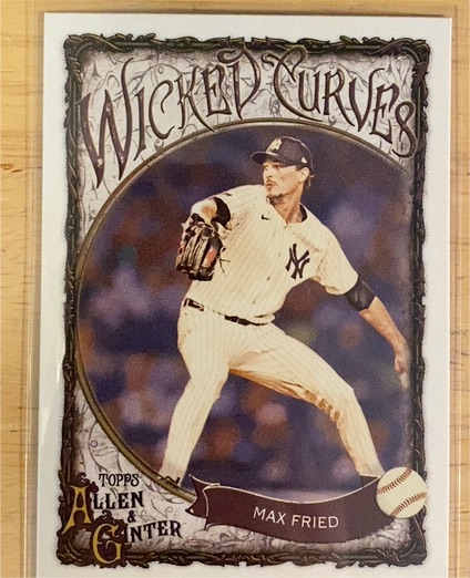 2025 Topps Allen & Ginter #WC-9 Max Fried Wicked Curves — front