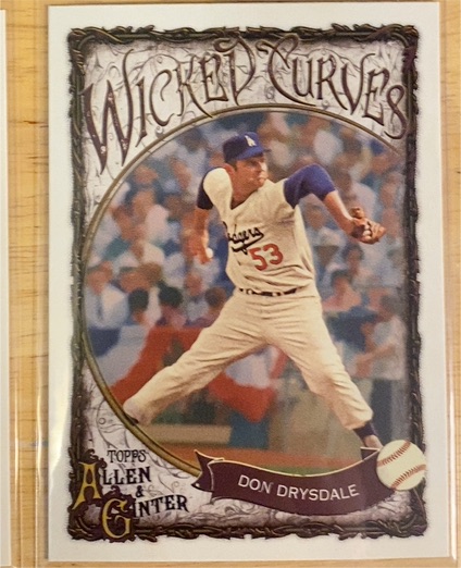 2025 Topps Allen & Ginter #WC-35 Don Drysdale Wicked Curves — front