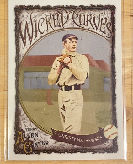 2025 Topps Allen & Ginter #WC-38 Christy Mathewson Wicked Curves — front