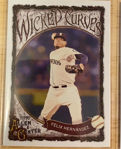 2025 Topps Allen & Ginter #WC-19 Félix Hernández Wicked Curves — front