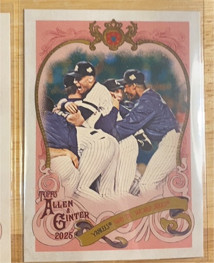 2025 Topps Allen & Ginter #SV-12 Derek Jeter Sweet Victory — front