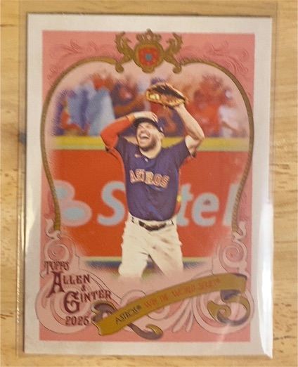 2025 Topps Allen & Ginter #SV-38 Jose Altuve Sweet Victory — front