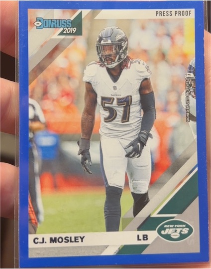 2019 Donruss #31 C.J. Mosley — front