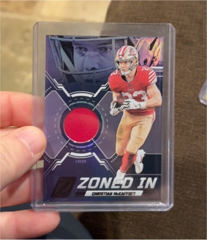 2023 Panini Zenith #ZI-CMY Christian McCaffrey — front