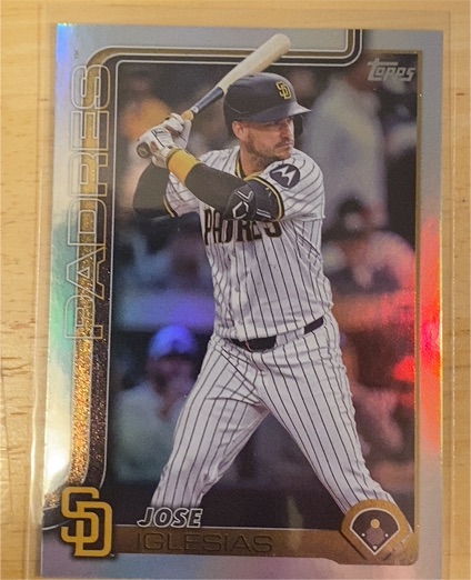 2025 Topps Chrome Update #USC60 Jose Iglesias — front
